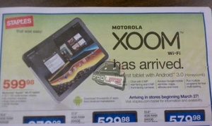 Wi-Fi-only Xoom coming on March 27th?