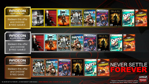 AMD afslører indholdet i Never Settle Forever Bundle