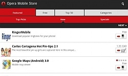 Opera Mobile Store geopend