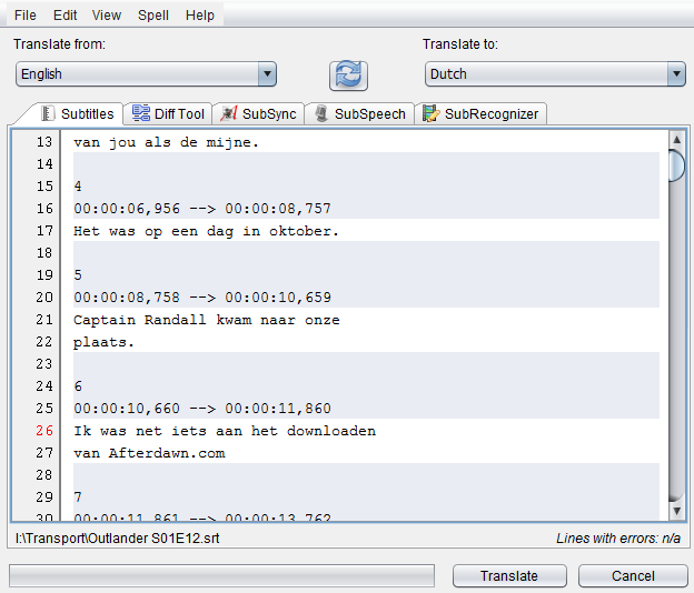 Supersnel en automatisch Nederlandse subs genereren met srttranslator