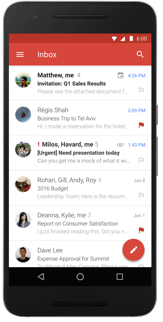 unibox email app for android