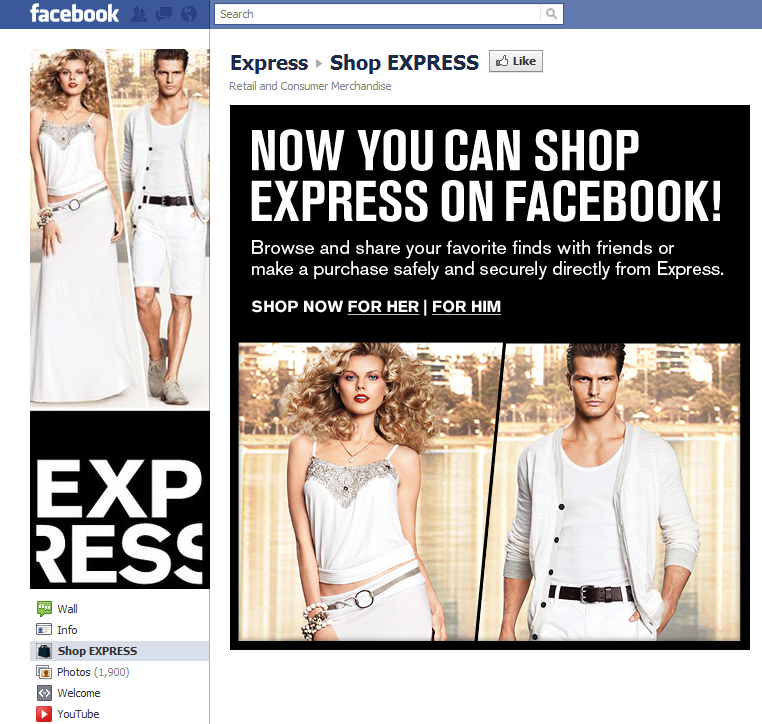 'Express' makes entire catalog available through Facebook AfterDawn