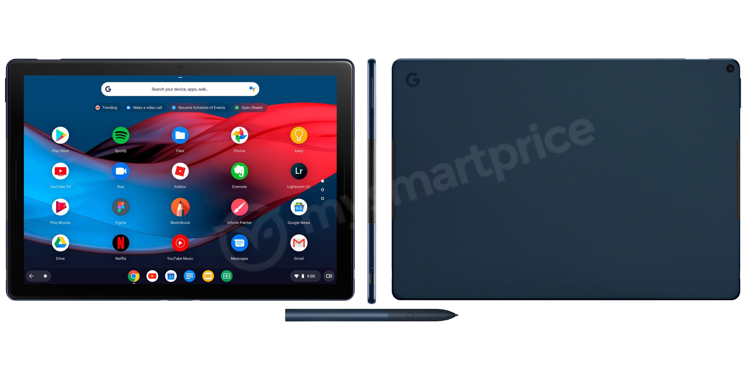 Google back to making tablets, here's the leaked Pixel Slate AfterDawn
