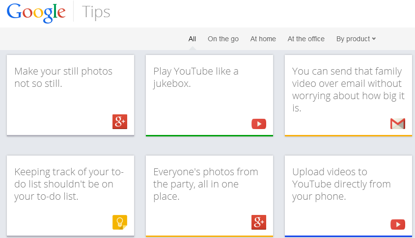 Google launches 'Google Tips' help pages for current consumer product ...