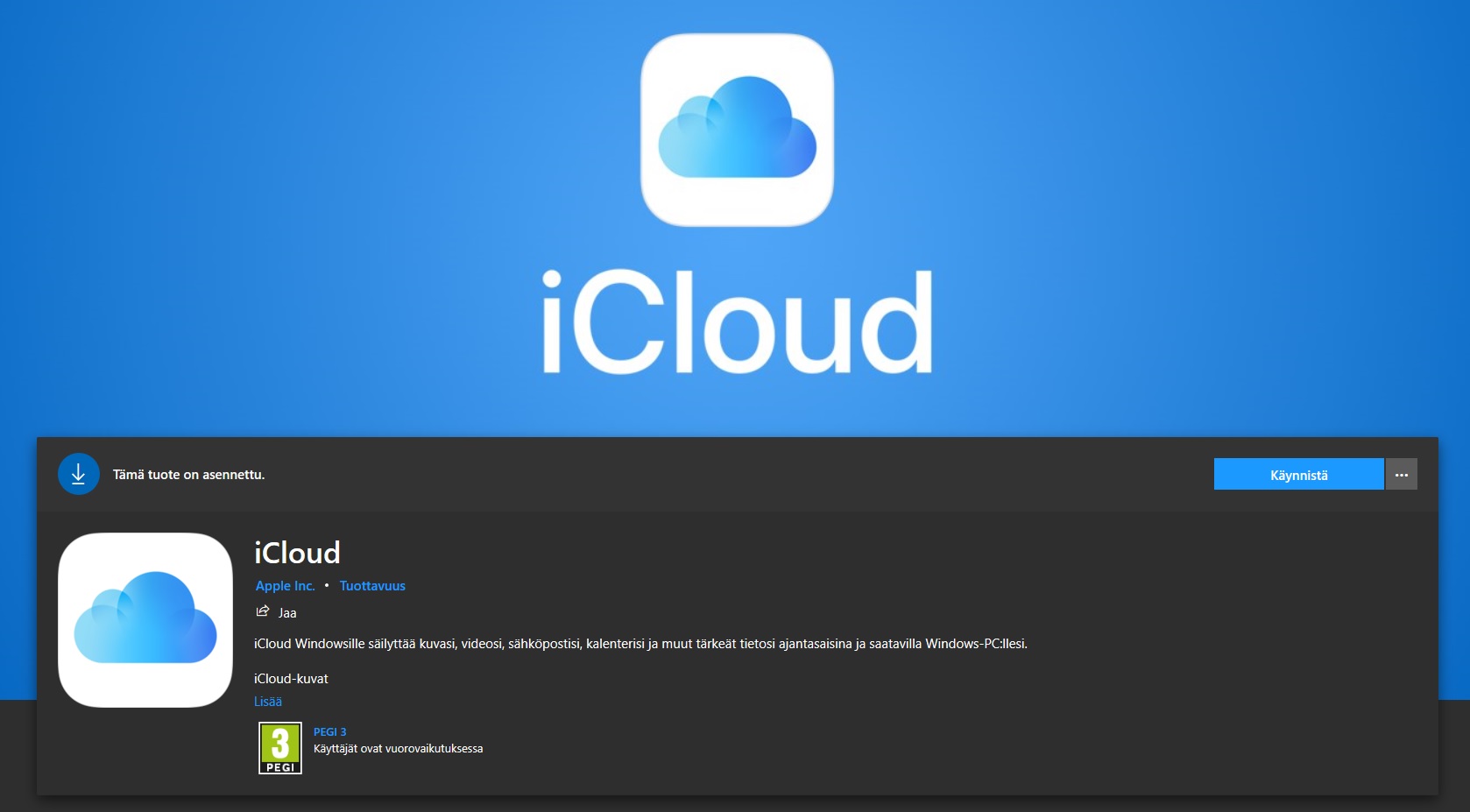 download icloud for windows 10 not from microsoft store