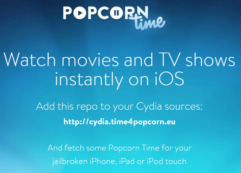 popcorn time ios installer stuck on please wait