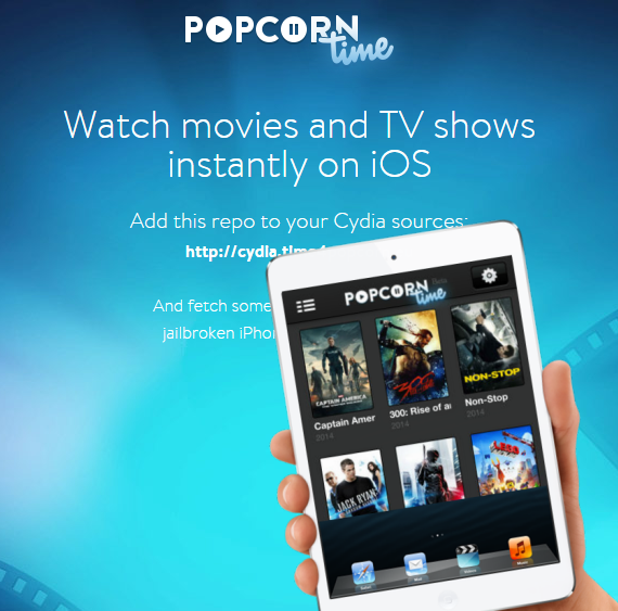 popcorn time on iphone