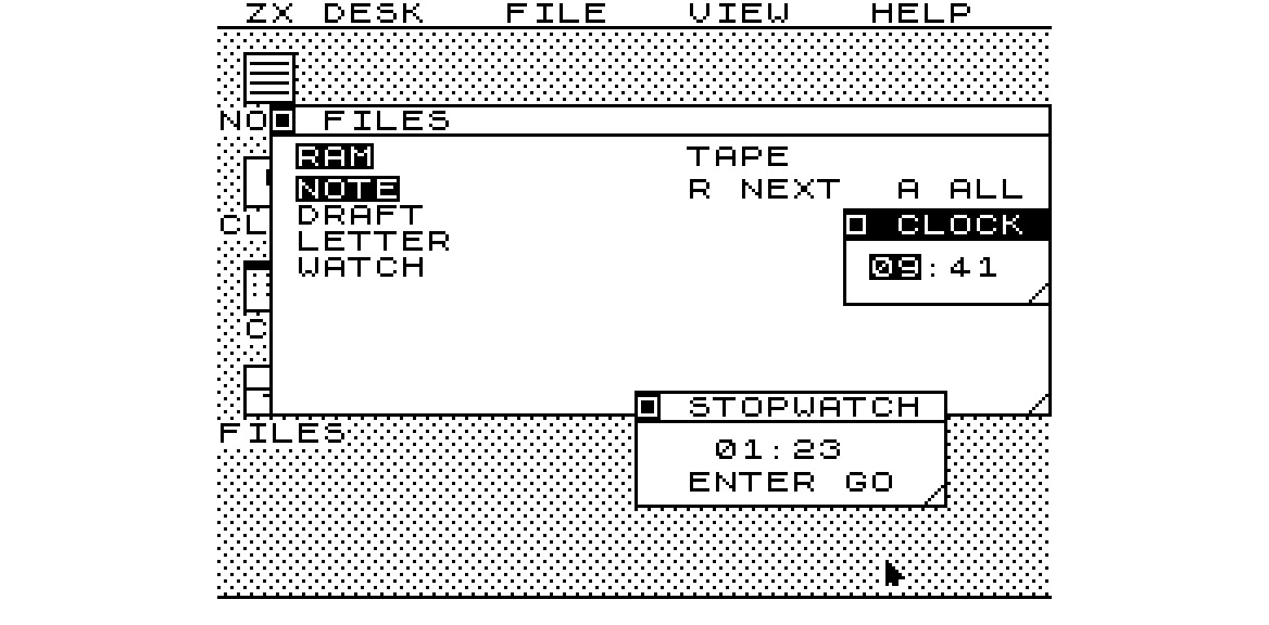 Graphical operating system for ZX Spectrum: ZXDesk - AfterDawn