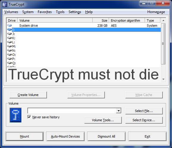 truecrypt 7.2 bugs