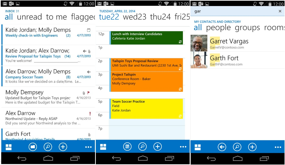 Outlook mobile app. Microsoft Outlook (mobile app).