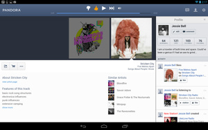 Pandora unveils app built for Android tablets