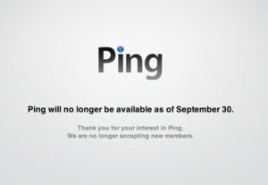 Apple shutting down failed Ping music social network