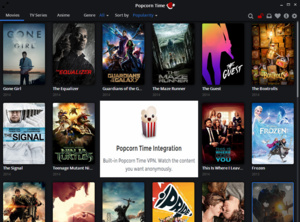 Nieuwe Popcorn Time v3.6 met VPN-ondersteuning