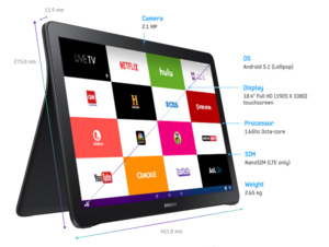 Samsung takes on iPad Pro with a monstrous Galaxy View