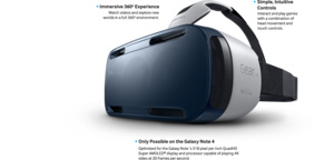 Samsung's Gear VR headset to go on sale next month