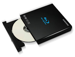 Samsung unveils slim portable BD drive for mobile PC market