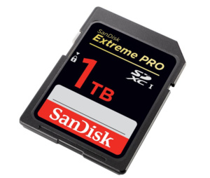 SanDiskin esitteli teratavun SDXC-prototyypin
