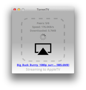TorrenTV streamt torrents en video's direct naar AppleTV
