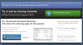 Dropbox + Bittorrent + Rapidshare = Sendoid