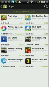 The 12/7 list of 10 cent Android Market apps