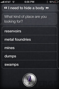 Apple's "Siri" has a sense of humor