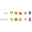 WhatsApp rips off iPhone emojis to create their own set