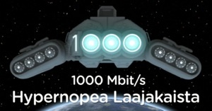 Soneralta gigabitin laajakaista kuluttajille