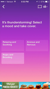 Songza music app can now recommend tracks based on current weather