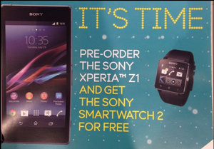 Sony Xperia Z1 'Honami' to come with free smartwatch