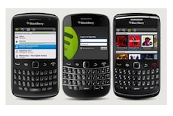 Spotify brings mobile app to some BlackBerry devices