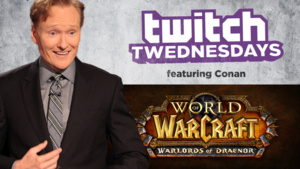 Watch Conan hilariously try out 'World of Warcraft: Warlords of Draenor'