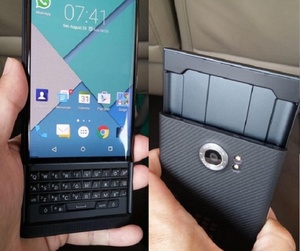 We have more photos of the Android-powered BlackBerry slider phone