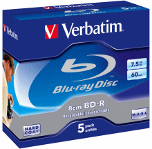 Verbatim offers 8cm Blu-ray discs for HD camcorder use