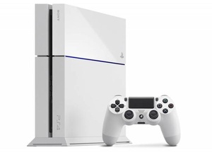 Up close and personal with the new white colorway PlayStation 4