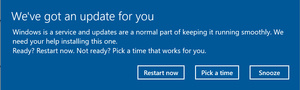 Windows 10 updates changes will reduce disruptive reboots
