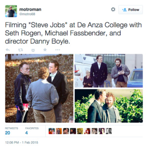 Take a look at Michael Fassbender as Steve Jobs and Seth Rogen as Woz