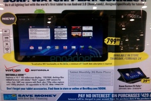 Motorola Xoom priced at $800? Requires activation?
